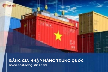 BẢNG GIÁ NHẬP HÀNG TRUNG QUỐC